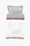 Converse Racerback 2 Pairs Of Sport Bra Set With Logo Band