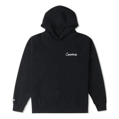 Converse Raglan Elevated Hoodie 'black'