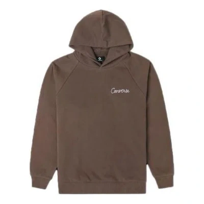 Converse Raglan Elevated Hoodie 'brown'