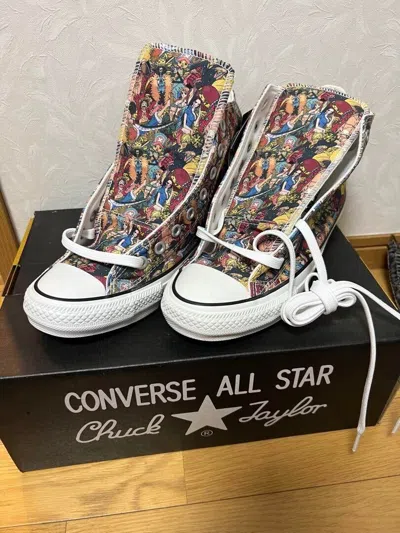 Pre-owned Converse Rare Men's7.5 One Piece×  Collaboration Shoes Sneaker Luffy Chopper In Multicolor