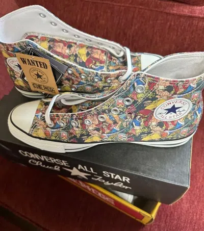 Pre-owned Converse Rare Men's9 One Piece×  Collaboration Shoes Sneaker Luffy Chopper In Multicolor