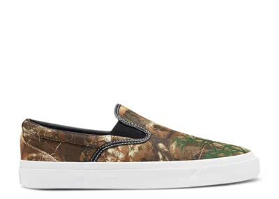Converse Realtree Camo X  One Star Cc Pro Slip Cons Low 'brown' In Black