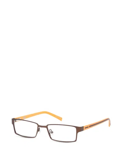 Converse Rectangle-frame Glasses In Brown