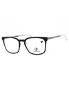 Converse Rectangular Acetate Men's Eyeglasses In Black