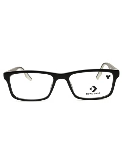 Converse Rectangular Men's Eyeglasses - Modern Designer Look In Black