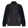 Converse Reflective Strip Stand Collar Jacket Purple