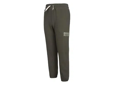 Converse Relaxed Fleece Jogger (big Kids) Kid's Clothing Cargo Khaki : Lg (12-14 Big Kid), Cotton/fleece/poly In Green