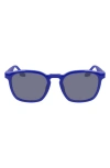 Converse Restore 52mm Square Sunglasses In Blue