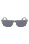 Converse Restore 54mm Rectangular Sunglasses In Milky Summit Sage