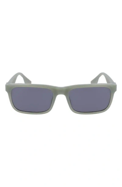 Converse Restore 54mm Rectangular Sunglasses In Milky Summit Sage