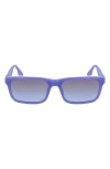 Converse Restore 54mm Rectangular Sunglasses In Milky Ultraviolet