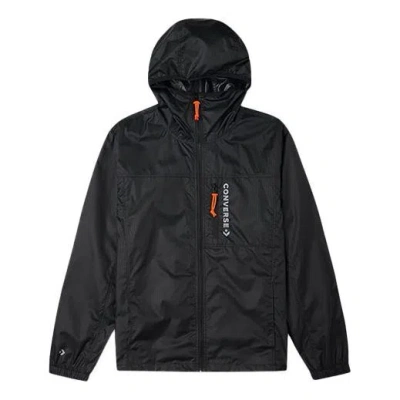 Converse Retro Casual Hooded Jacket Couple Style Black
