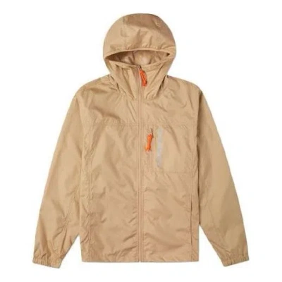 Converse Retro Casual Hooded Jacket Couple Style 'khaki' In Brown