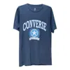 Converse Retro Chuck Collegiate Short Sleeve T-shirt 'navy' In Blue