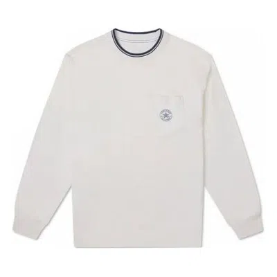 Converse Retro Chuck Long Sleeve Slub Pocket T-shirt 'white'