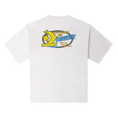 Converse Retro Sail Boat Graphic T-shirt 'white'