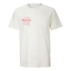 Converse Reversible Alphabet Printing Short Sleeve Creamy White