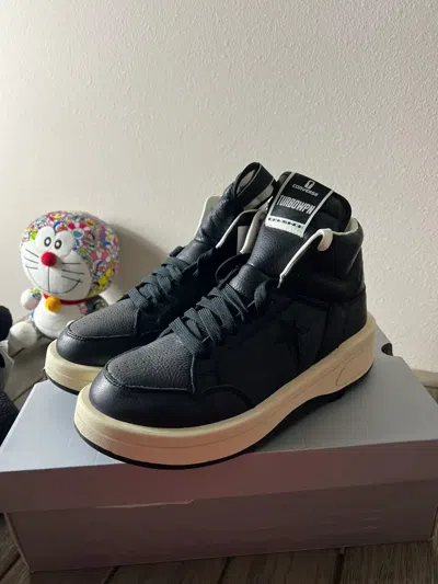 Pre-owned Converse Rick Owens Turbowpn - 8.5 In Black