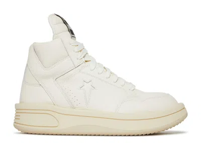 Converse Rick Owens X  Drkshdw Turbowpn Mid 'egret' In White