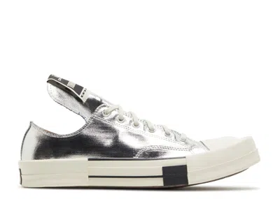Converse Rick Owens X  Turbodrk Chuck 70 Low 'silver Lacquer'