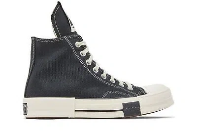 Pre-owned Converse Rick Owens X Drkshdw Drkstar Chuck 70 High 'black' A00130c Men's Shoes In Black/egret