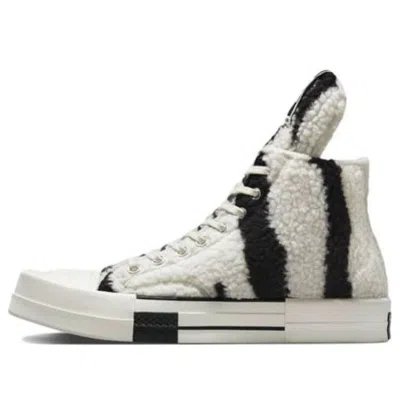 Converse Rick Owens X Drkshdw Turbodrk Chuck 70 High 'zebra'