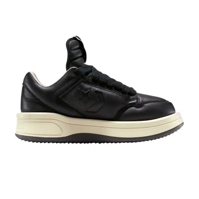 Pre-owned Converse Rick Owens X Drkshdw Turbowpn Low 'black Cloud Cream' | Men's Size 4.5