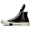 Converse X Rick Ownes Turbodrk Chuck 70 "black/egret/white" Sneakers In Black