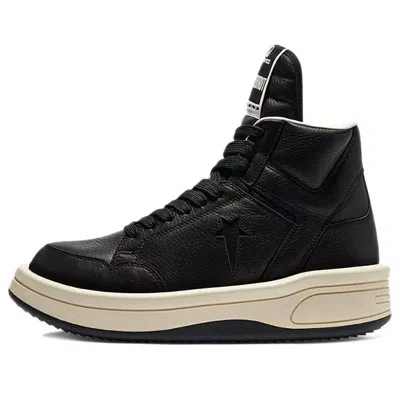 Converse Rick Owens X Turbowpn Mid 'black Cloud Cream' In Multi