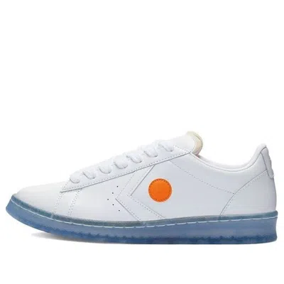Converse Rokit X Pro Leather Low 'orange Pop' In White