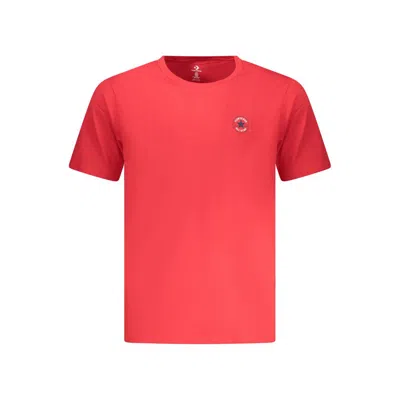 Converse Rosso Cotton Men T-shirt In Pink