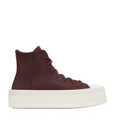 Converse Round Head Lace-up Casual Sports Shoes In Red