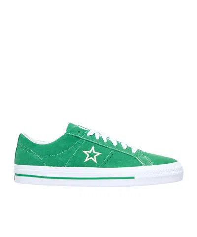 Converse Round Head Low-cut Casual Shoes In Green