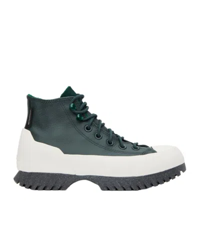 Converse Round Head Strapped High-top Casual Sneakers In Black