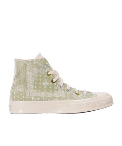 Converse Round-headed High-top Casual Shoes In Nude