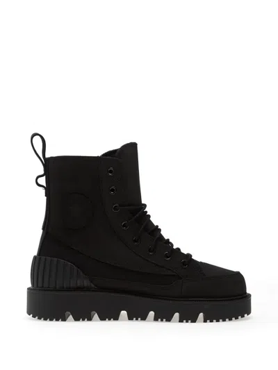 Converse Rugged Hi Top Sneakers In Black