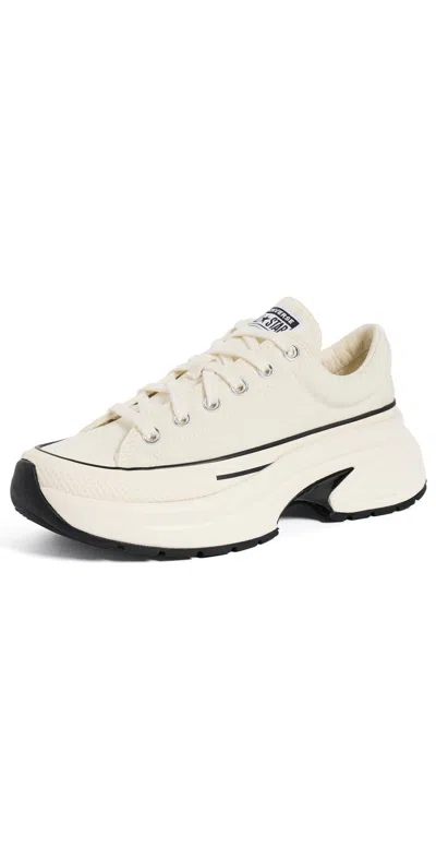 Converse Run Star Crush Low Top Sneakers Egret/egret/black