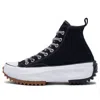 Converse Run Star Hike Hi Platform Sole Casual Sneakers In Black