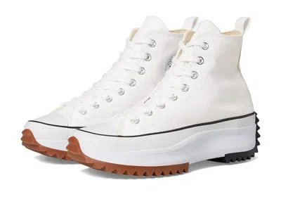 Converse Run Star Hike Canvas Platform Lace-up Boots White/black/gum :