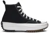 Converse Run Star Hike Hi Black White Gum In White