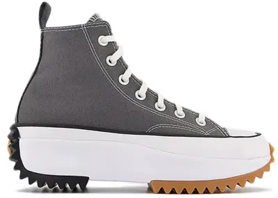 Pre-owned Converse Run Star Hike Hi Sneakers In Iron Grey/egret/gum In Multi