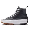 Converse Run Star Hike Hi Black White Gum In Black