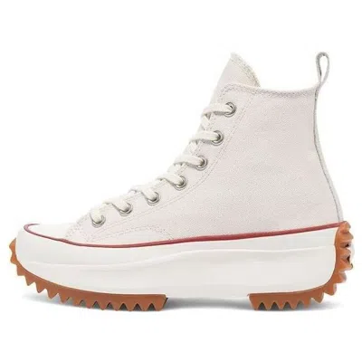 Converse Run Star Hike High 'parchment Gum Honey' In White