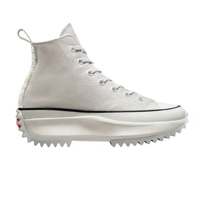 Pre-owned Converse Run Star Hike High 'sherpa Trim' In Cream