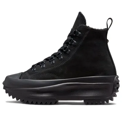 Converse Run Star Hike High 'triple Black Sherpa'