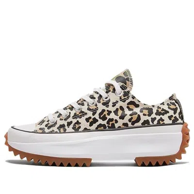 Converse Run Star Hike Low 'leopard' In White