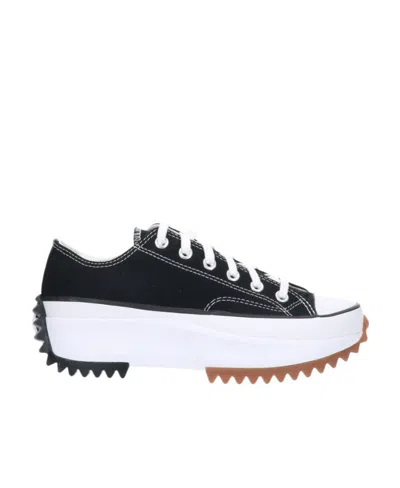 Converse Run Star Hike Low-top Sneakers In Black/white