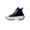 Converse Run Star Hike Hi Platform Sole Casual Sneakers In Black