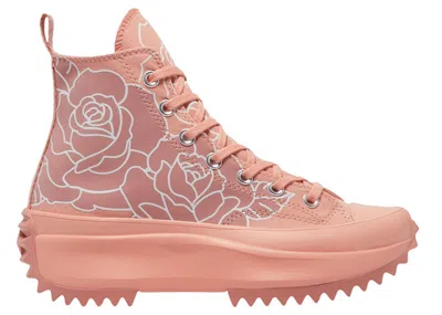 Pre-owned Converse Run Star Hike Natasha Cloud Floral (women's) Sneakers In Pink Quartz/white