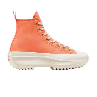 Pre-owned Converse Run Star Hike Platform High 'pale Magma' In Orange